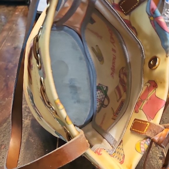 Dooney & Bourke Yellow Graphic Tote - Picture 8 of 11